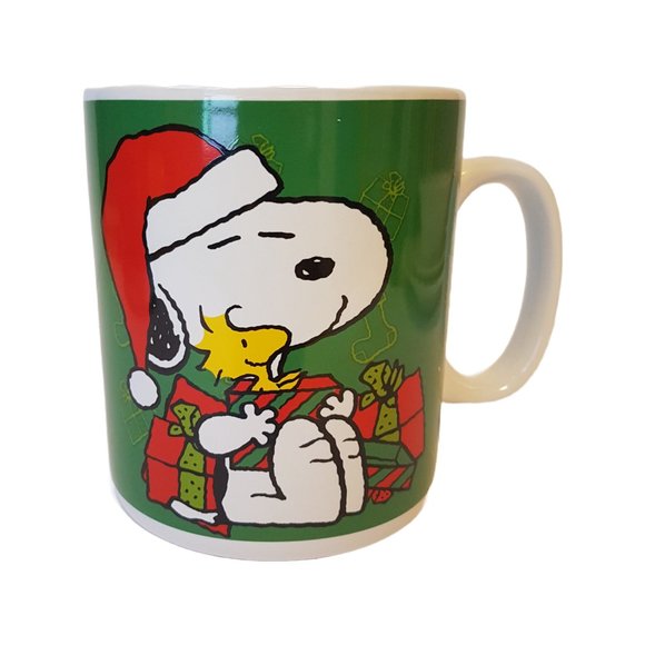 Oversize Peanuts Christmas Mug Snoopy Woodstock Jumbo Size 24 oz Mug Teacup - Picture 15 of 15